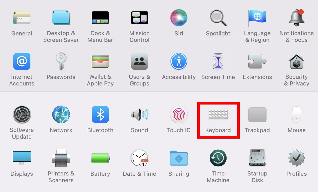 osx system preferences